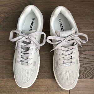 Mexx Hawk Casual Lace Up Sneakers w Imitation Leather Uppers in Grey Sz 9